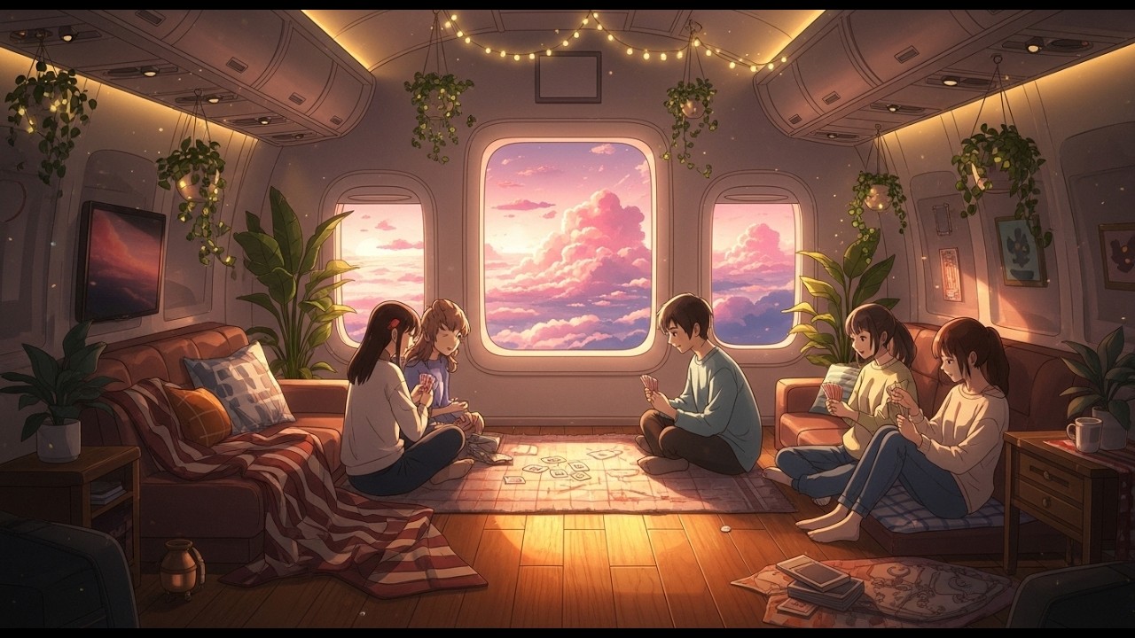 Skybound Memories 🌤️ A Peaceful Ghibli Style Animated Short Film