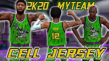 NBA 2k20 MyTeam - (DBZ) Cell Jersey Design