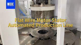 Flat Wire Motor Stator Automated Production Line | EV Drive Motor Manufacturing by NIDE