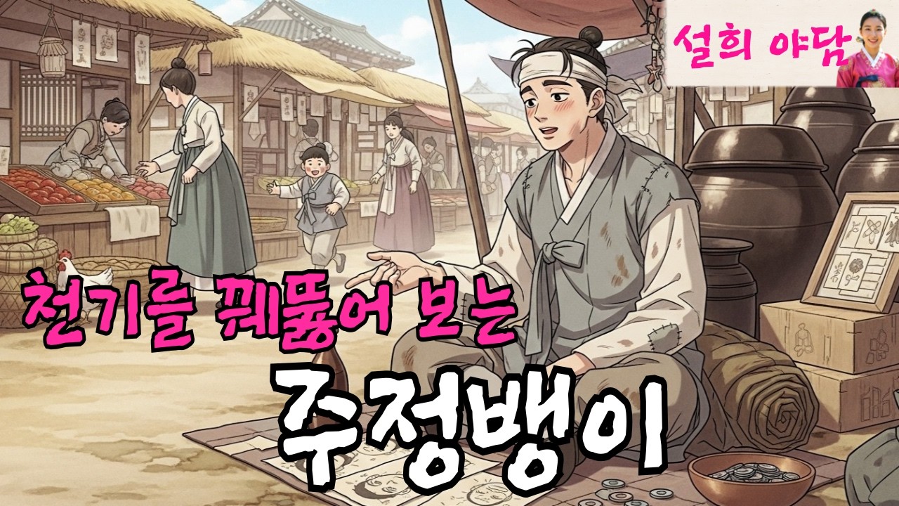 조선 장터에서 천기를 꿰뚫어 보는 술주정꾼의 진실 / 야담 / 설화 / 옛날이야기