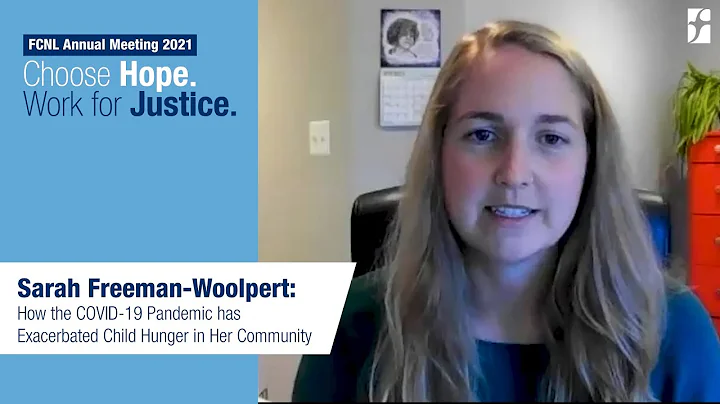Sarah Freeman-Woolpert...  Annual Meeting 2021 Story