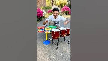 新しいジャズドラムとコンゴドラムセット🥁 開封 #shorts