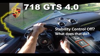 718 GTS 4.0 | Traction Control Off - Was It a Good Idea? | Real Backroad Test