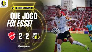 A VITÓRIA ESCAPOU NO FIM! Vila Nova 2x2 Novorizontino - Melhores Momentos - Brasileirão Série B