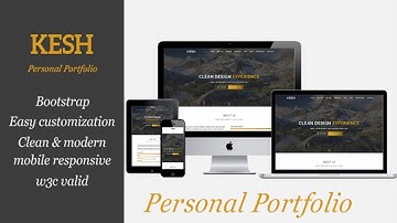 KESH - Personal Portfolio | Themeforest Website Templates and Themes