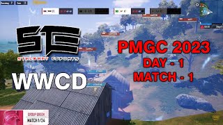 Ste 16 Kills Wwcd Pmgc 2023 Day-1 Match No-1