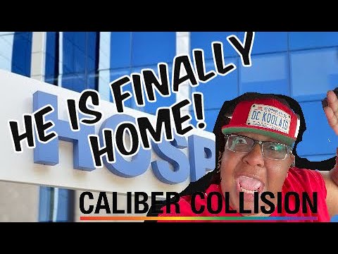 POWDER HAS BEEN RELEASED FROM THE HOSPITAL!!!! CALIBER COLLISION VLOG....