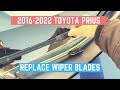 2016-2022 Toyota Prius Wiper Blade Replacement (2 Front, 1 Rear) - QUICK/EASY