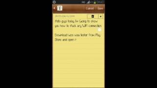 Hack any Wifi connection with android  Devises screenshot 5