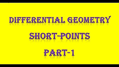 PG TRB/ POLYTECHNIC  differential geometry short-points