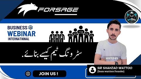 How to build a strong network | forsage team warrior