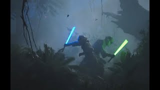 Behind The Scenes: 'Luke Vs Leia Jedi Training Scene' by darky grevious 32,435 views 4 years ago 1 minute, 29 seconds