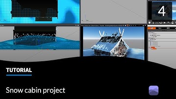 VUE: Snow cabin project (part 4: terrain sculpting)