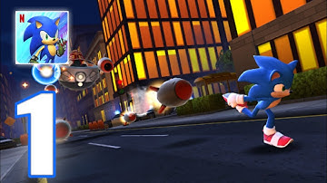 Sonic Prim Dash - Gameplay walkthrough part 1 - [iOS/Android]