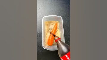Cola and Carrot Hacks #lifehacks #experiment #shorts