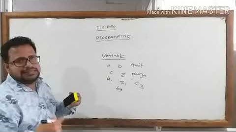 Programming introduction in foxpro