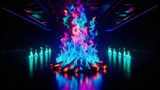 “Tranquil Neon Flames 🔥 | Relax in the Glow of the Infinite” screenshot 5