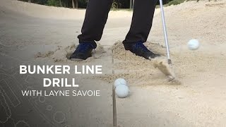 Titleist Tips: Bunker Line Drill for Low Point Control