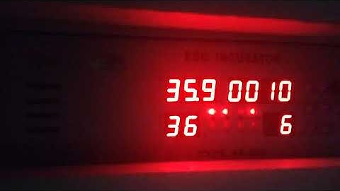 What do you mean by automatic incubator? The alarm warning system in action as temperature rises