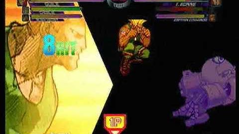 MvC2: Charlie/Guile Double Freeze Combos v.1