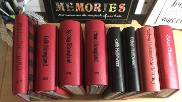 Custom Foiled Spines for Smaller Albums