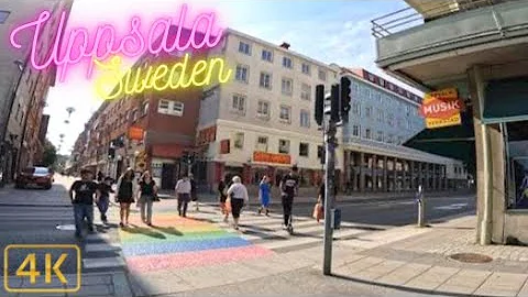 4K WALK IN UPPSALA, SWEDEN 🇸🇪