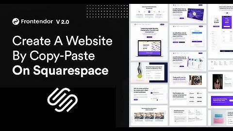 Squarespace Tutorial - Create a Website by Copy-Paste