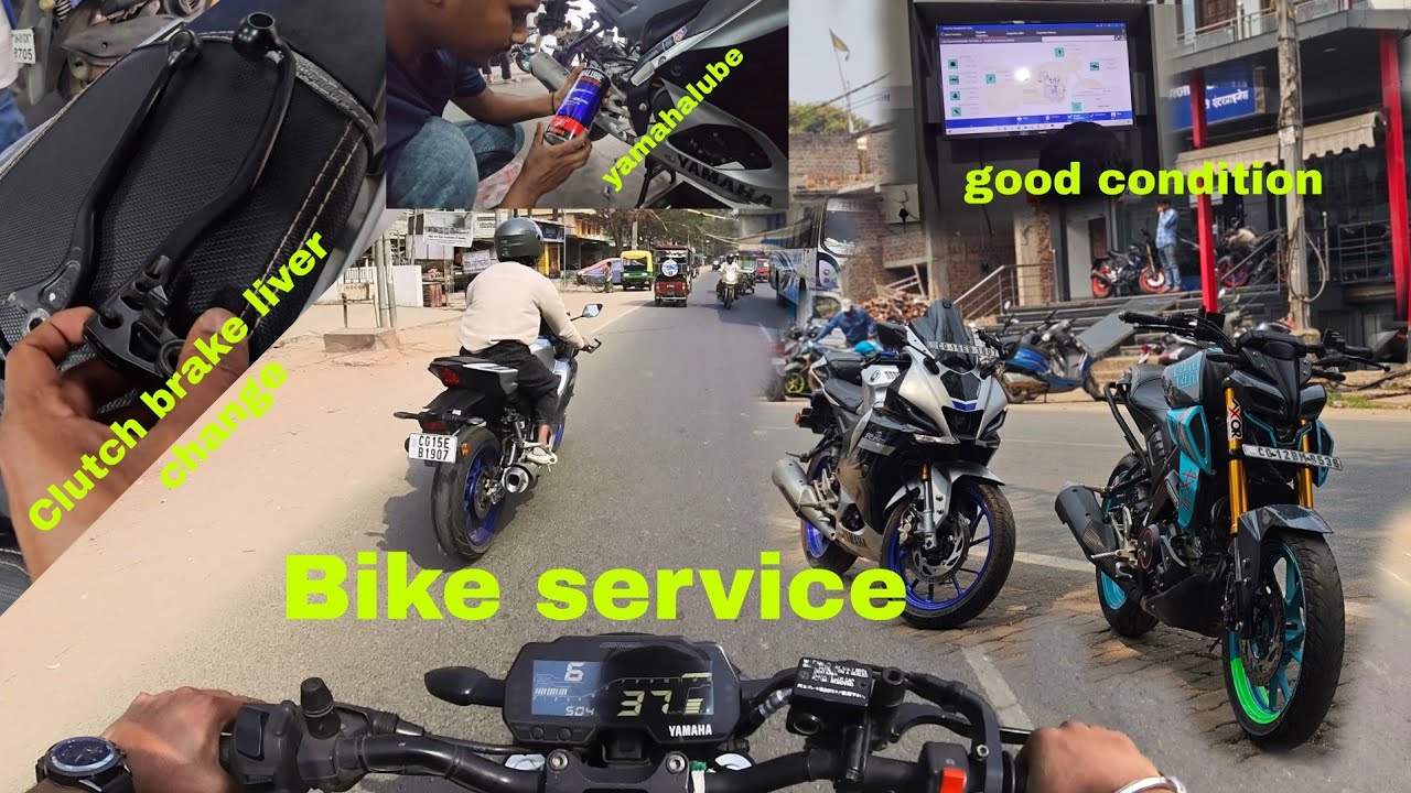 R15m ki condition kaisi ho gai hai  gumla showroom mai🙂 yamahar15m  