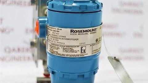 ROSEMONT 2051 Level transmitter HOW to set LRV and URV