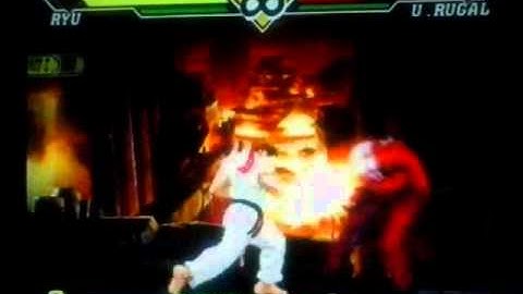 Capcom Vs  SNK 2 Ryu vs U  Rugal