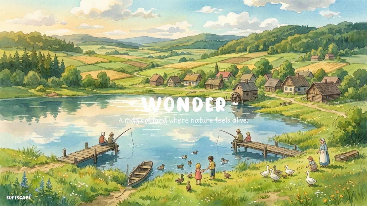 Magical Ghibli Scenery ✨ Chill Music for Focus & Productivity