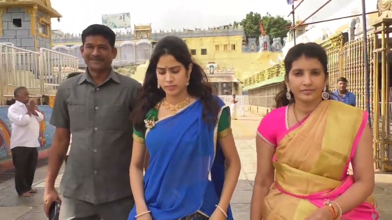 Jahnvi Kapoor visits Tirumala Tirupati Devasthanam for darshan NewsTap.