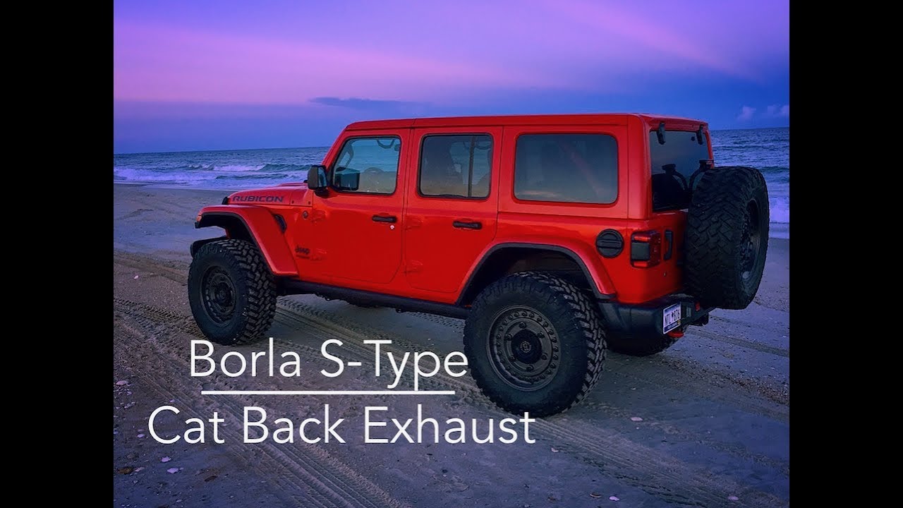 Jeep Jl Borla Cat Back Exhaust Review - YouTube