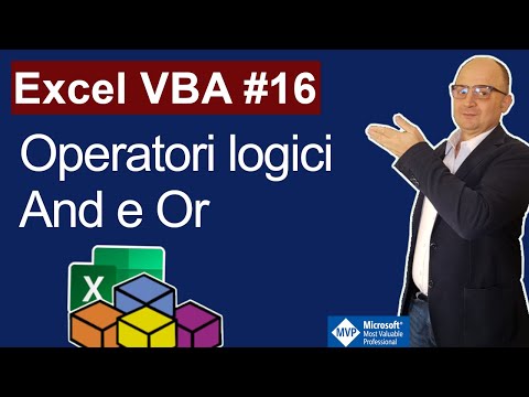 Video: Che cosa sono gli operatori logici in Visual Basic?