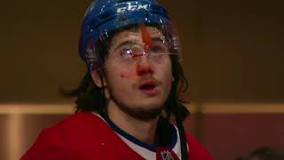Alexander Romanov Bloodied After Hit Against Cale Makar