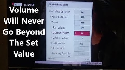 How To Limit The Maximum Volume On LG TV