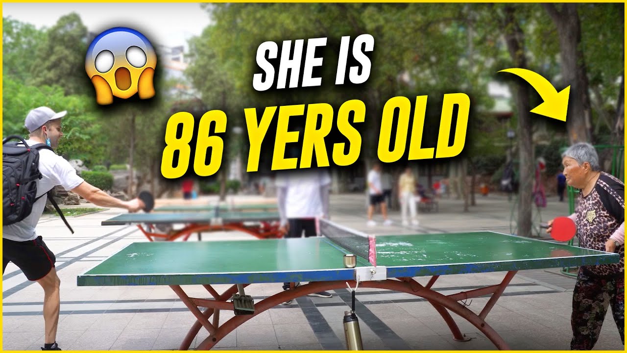 I Destroy an Old Chinese Lady at Table Tennis