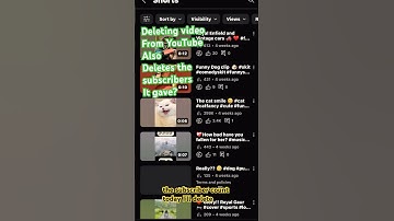Deleting YouTube video deletes the subscribers it gave?? # #music #song #pop #deleting #youtubevideo