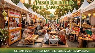 HEBOH! WAR TAKJIL DI GOR SAPARUA BANDUNG! SURGA KULINER & NGABUBURIT DI SINI SAMPAI SUSAH JALAN! 😱🌙