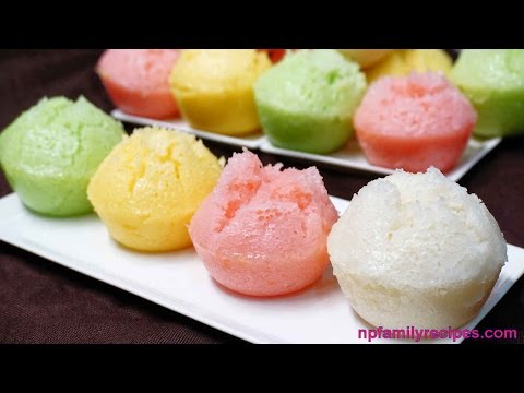 Steamed Rice Cake Recipe (Bánh Bò Hấp) - NPFamily Recipes