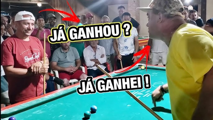 Ahhh, não venha me dizer que você nunca teve uma sortinha dessa no jogo d  sinuca. 😁. Esse vídeo tá estourado. Vlw amigos., By Baianinho de MAUÁ