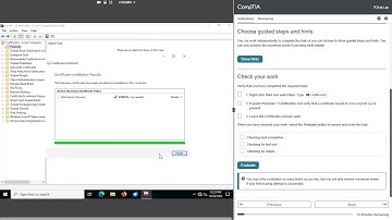10 1 9 Live Lab Deploy a Digital Certificate