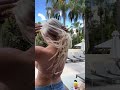 Tested these hair extensions in the pool for a whole week and here’s how they looked #googoohair