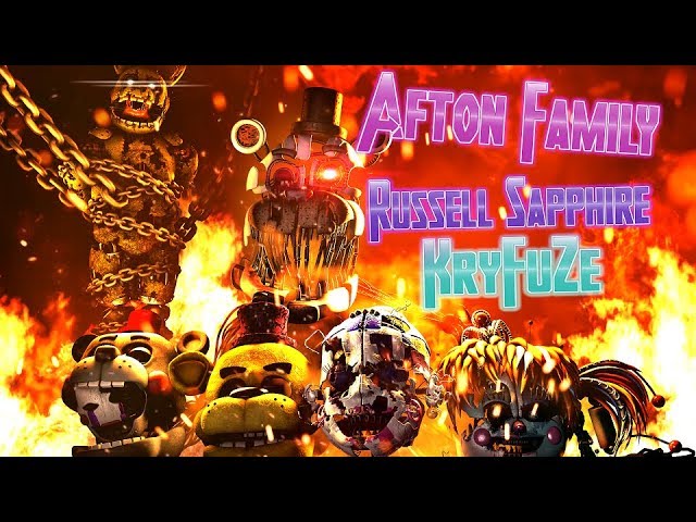 Sfm Fnaf The Destroyed Happiness Afton Family Kryfuze Remix - the afton family song roblox id