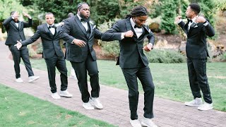 Epic Groomsman Wedding Entrance