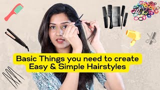 HairPins, Combs, Clips & All You Need to Create Basic HAIRSTYLES |Femirelle Hairstyles|Tips & Tricks