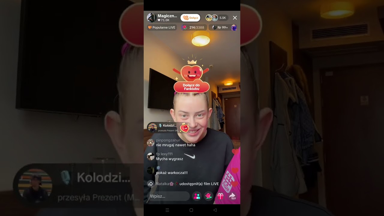 Magiczna Nati live Tik Tok z 24.01.2026