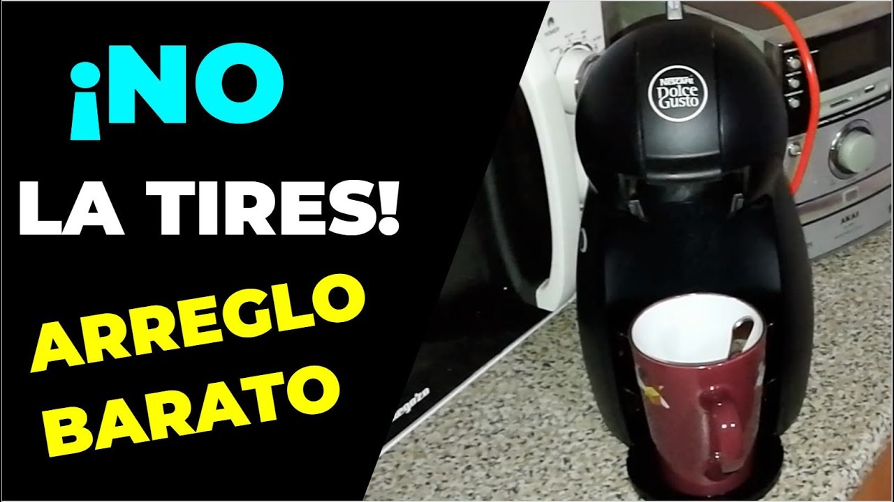 Reparar cafetera de cápsulas No sale agua Nescafé Dolce gusto YouTube