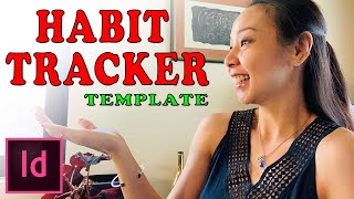 Habit Tracker Template | Track Your Habits | Indesign Tutorial