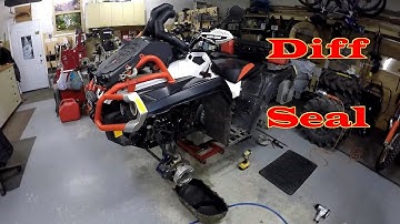 Maintenance XMR 850 fix rear Seal Tear Down Can Am